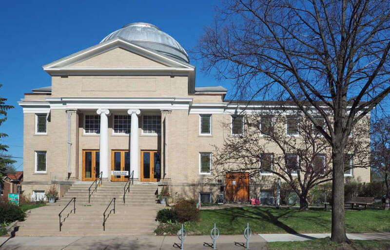 Lake Harriet United Methodist Church, 4401 Upton Ave. S., Minneapolis, Minnesota, USA. Viewed from the west. 


This is an image of a place or building that is listed on the National Register of Historic Places in the United States of America. Its