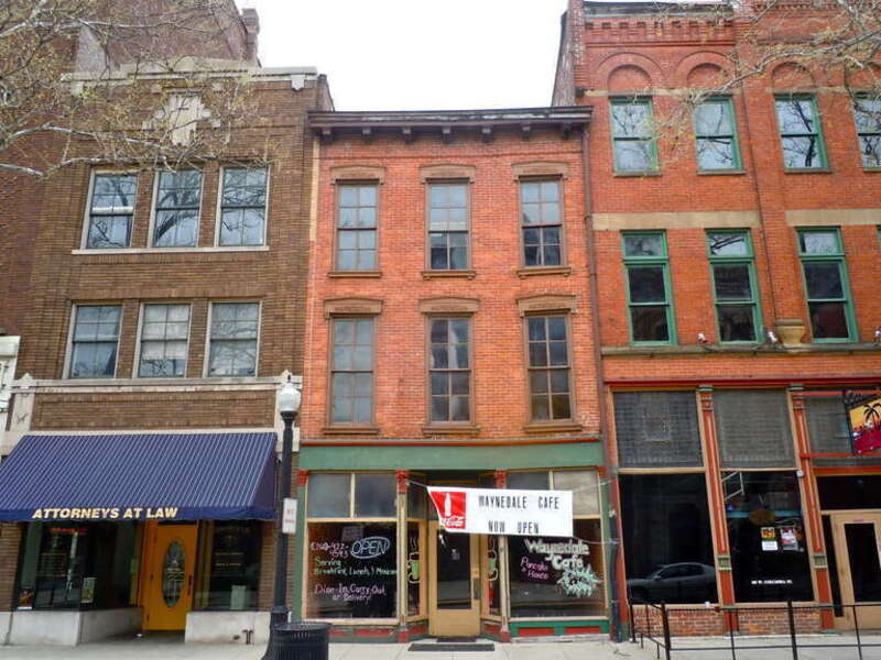 Building in the Landing Historic District on the NRHP since September 16, 1993. The historic district is roughly bounded by Calhoun, Harrison, Dock, and Pearl Sts., and the alley between Columbia and Main Sts., in Fort Wayne, Allen County, Indiana.