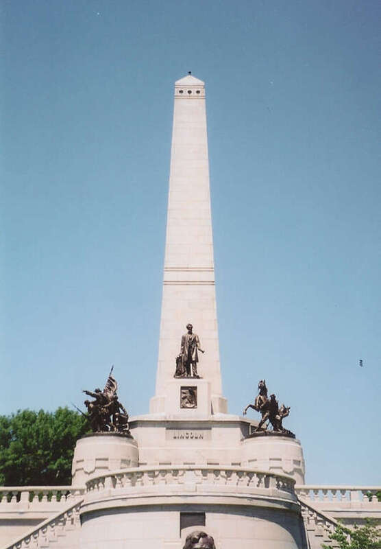 The exterior of the Lincoln Tomb in Springfield, Illinois (United States).