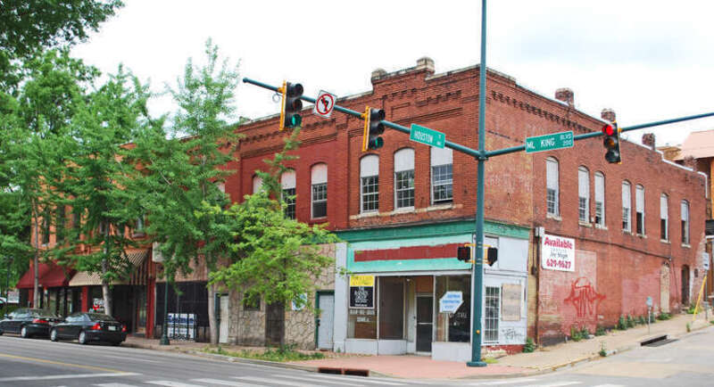 Martin Luther King Historic District, North side of MLK at Houston, Chattanooga TN