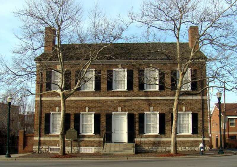 Childhood home of First Lady Mary Todd Lincoln located in Lexington, Kentucky. The current address is 578 West Main Street, Lexington, Kentucky.