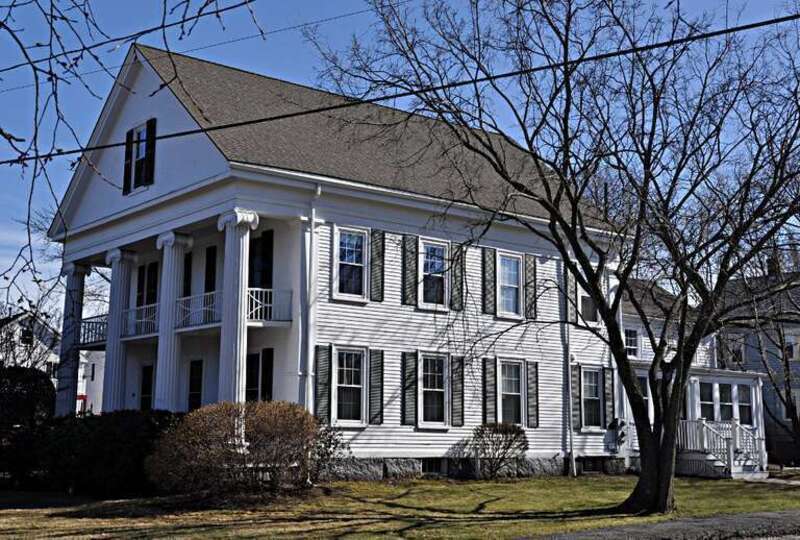 A photograph of the historic Paul Curtis House in Medford, Massachusetts.