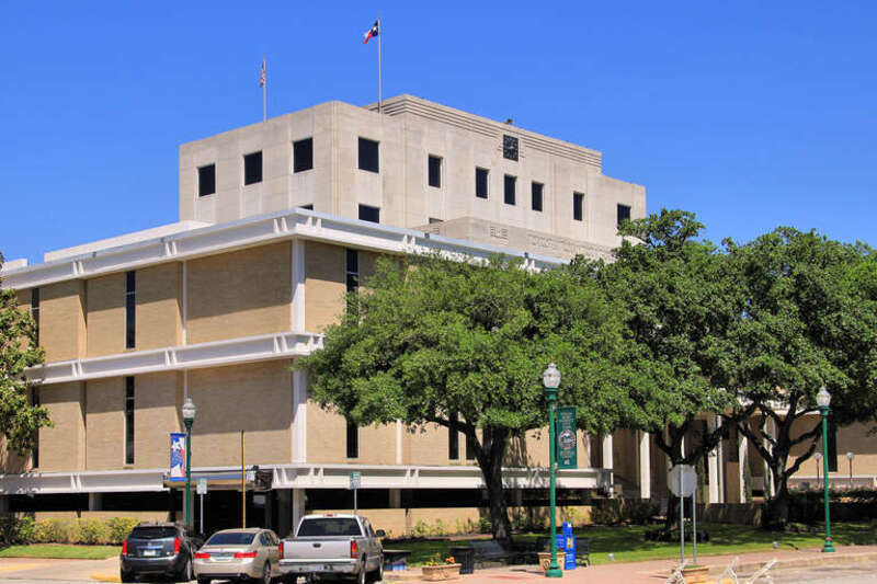 The Montgomery County Courthouse in Conroe, Texas, United States.