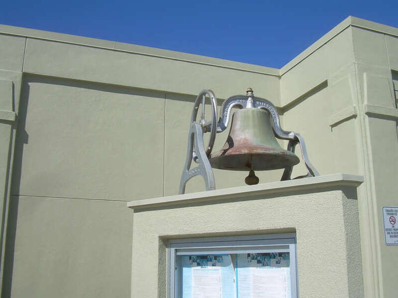 Located at the Moreland School District headquarters, San Jose, California.  The Moreland School (demolished) is California Historical Landmark No. 489.  Across the playing fields is Moreland Middle School. The site of the old school, with the