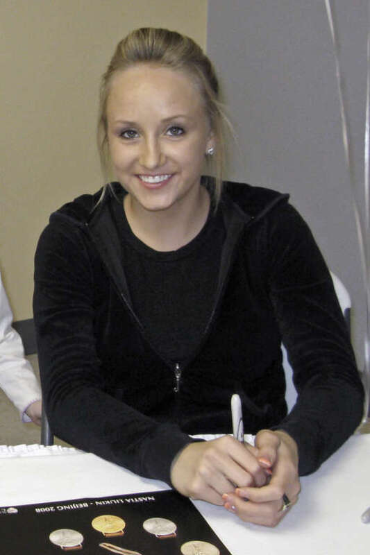 the Olympic Gold medalist, Nastia Liukin (Beijing 2008)