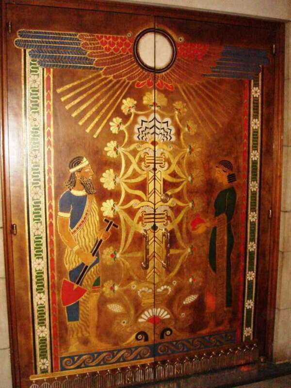 Nebrask State Capitol, House chamber doors.