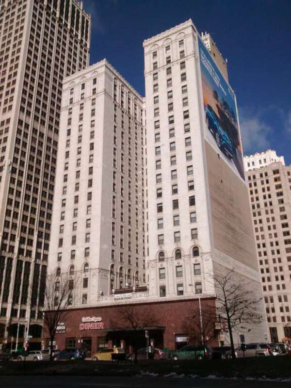 The New Cadillac Square Apartments in Detroit, Michigan.