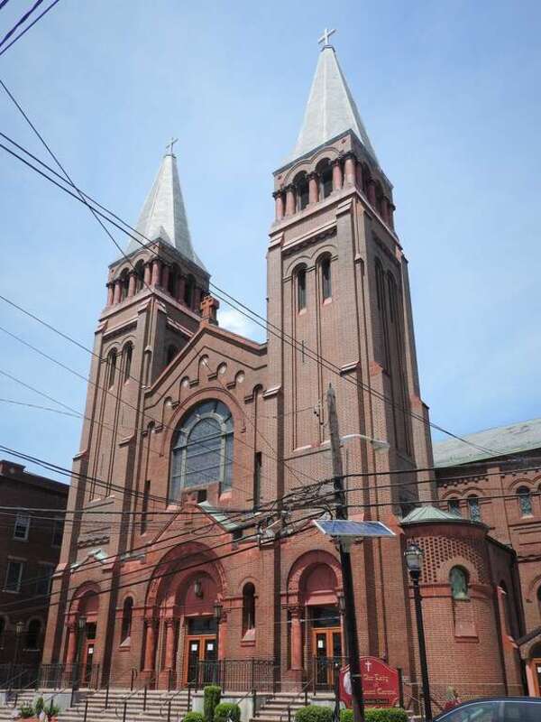 Looking north on a sunny midday
