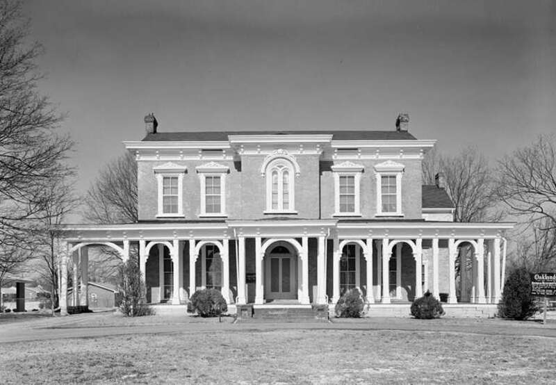 Oaklands, North Maney Avenue, Murfreesboro (Rutherford, Tennessee)
cropped


This file comes from the Historic American Buildings Survey (HABS), Historic American Engineering Record (HAER) or Historic American Landscapes Survey (HALS). These are
