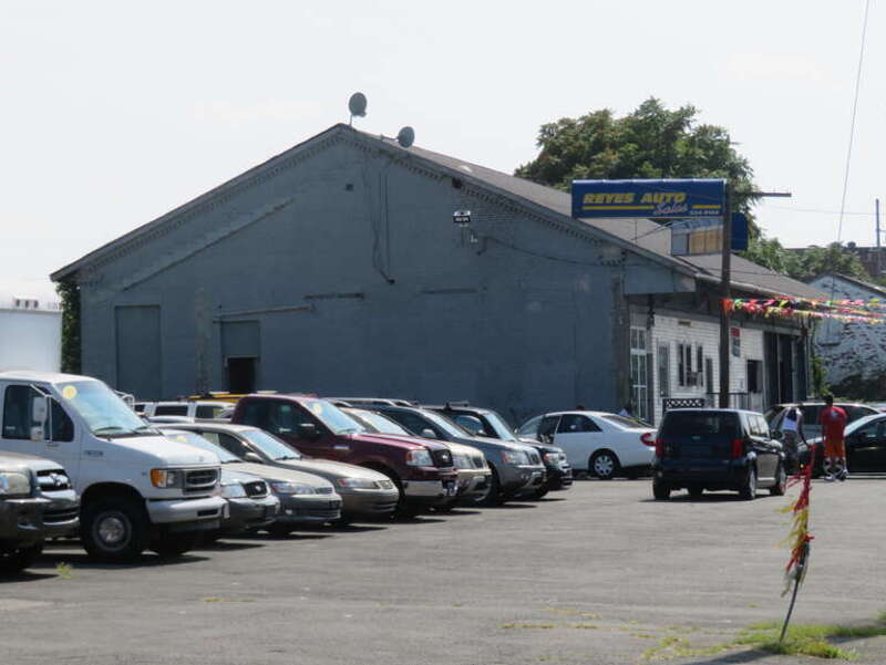 The older freight house in Holyoke, built sometime between 1845 and 1877, in August 2018