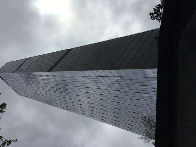 One Manhattan Square in May 2022