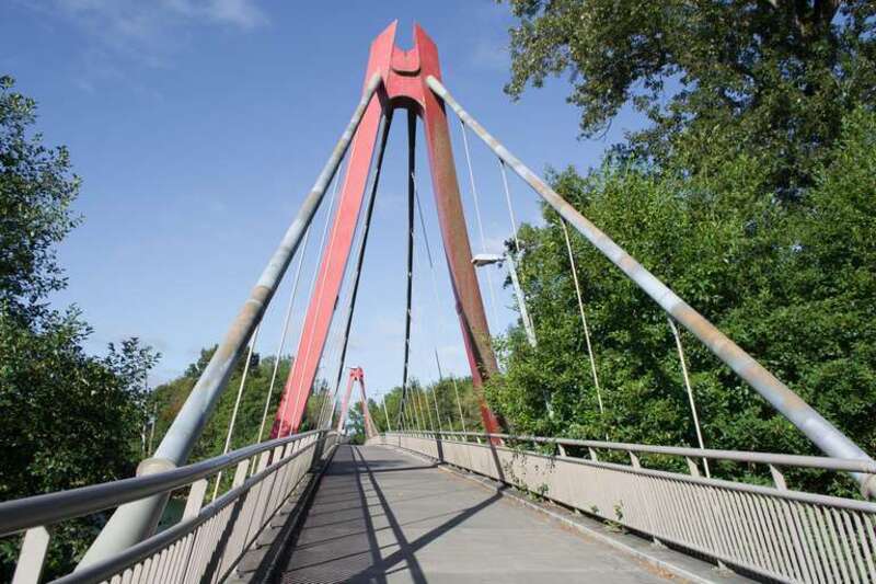 The Peter DeFazio Bridge in Eugene, Oregon