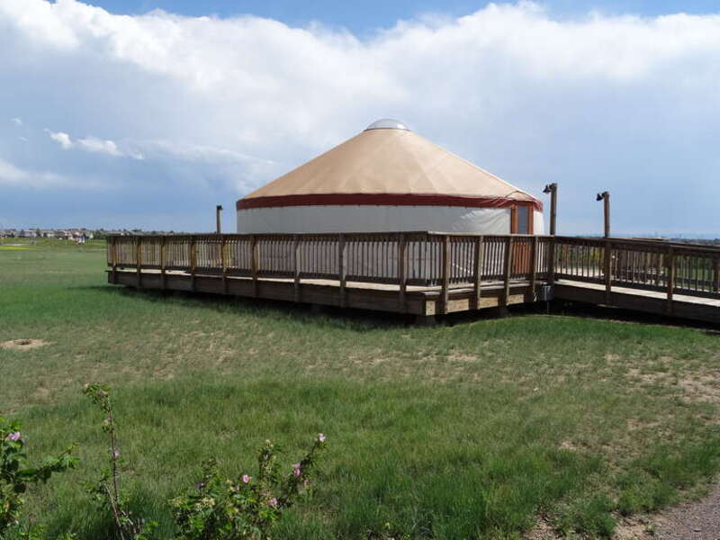 Yurt at the Plains Conservation Center, Colorado
