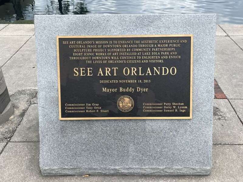 Plaque See Art Orlando - Lake Eola Park (May 2023).