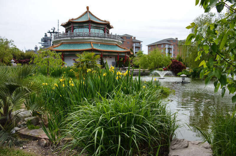 Pretty pagoda in Norfolk VA