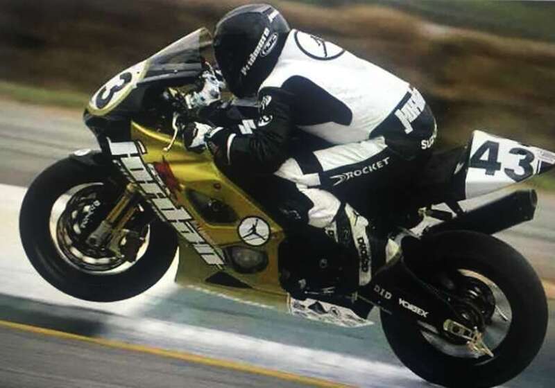 Pridmore riding for Michael Jordan Motorsports in 2004.