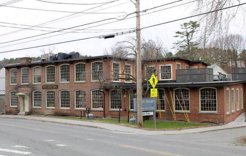 The old Quechee Mill in Quechee, Vermont. It is now a production facility for Simon Pierce glass.