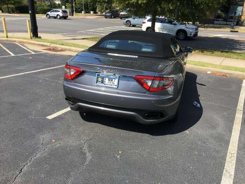 rear view of the Maserati GranTurismo luxury sports car