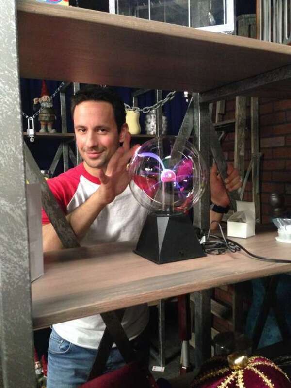 Rick Lax pictured in the Wizard Wars 'Magic Shop'