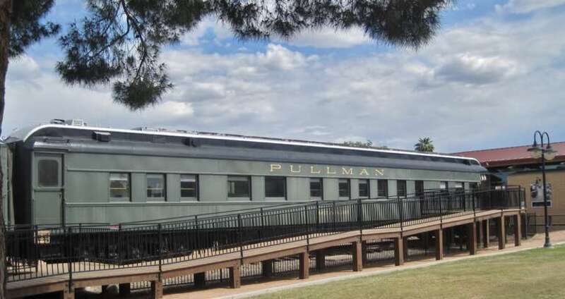 Roald Amundsen Pullman Private Railroad Car in Scottsdale, AZ (1928). The car was first used by a president in 1932, when Herbert Hoover used it during a campaign. FDR followed in 1936, and he held meetings with Canadian Prime Minister Mackenzie King