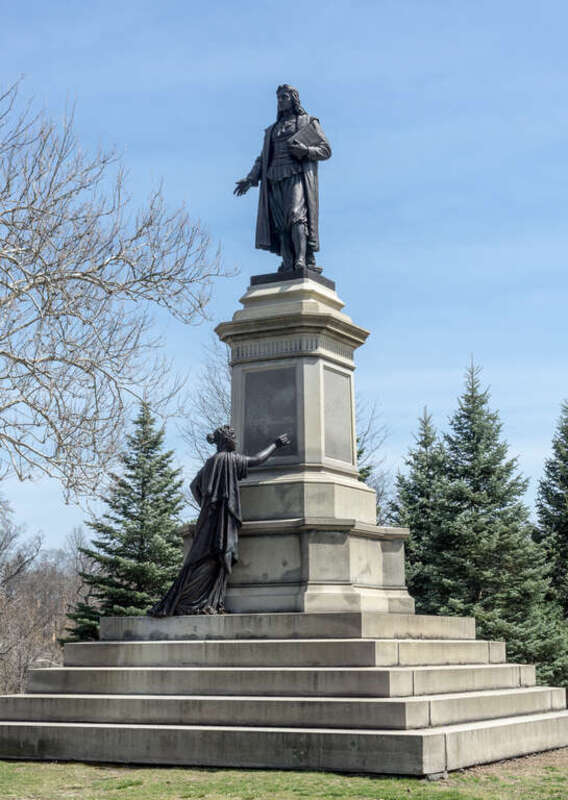 Roger Williams statue, Roger Williams Park, Providence, Rhode Island