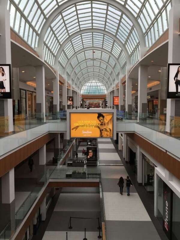 Interior of the Roosevelt Field Mall in East Garden City, New York in 2016