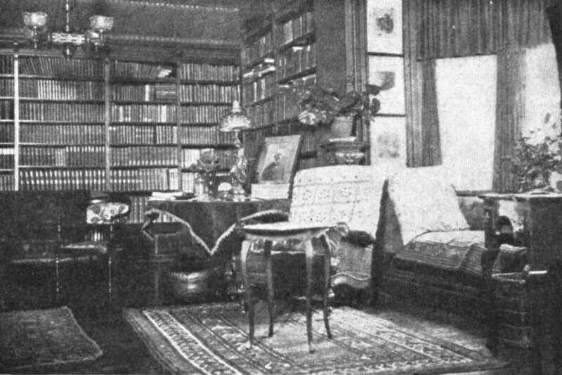Interior of room in Wilcox House where Theodore Roosevelt took the oath of Presidency.