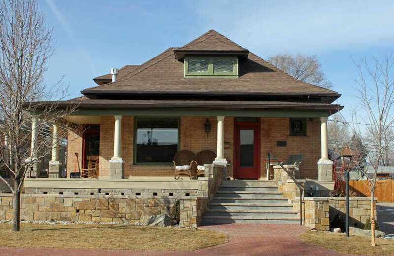 The Russell-Graves House, located at 5605 Yukon Street in Arvada, Colorado. The house is listed on the National Register of Historic Places.