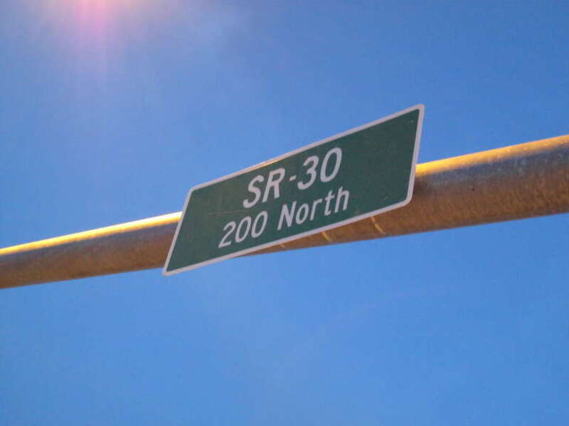 SR-30 Street Placard Text