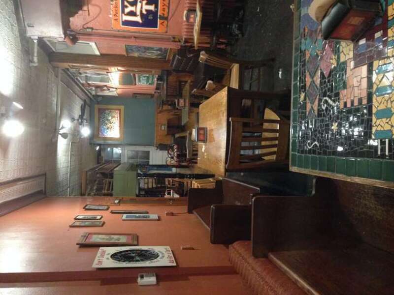 seating area in the very first Potbellys Restaurant