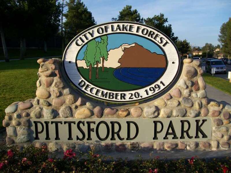 Sign for Pittsford Park