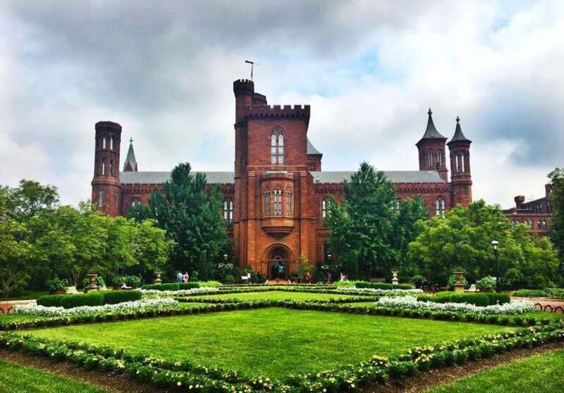 Photograph of the Smithsonian Institution Building in Washington, D.C.