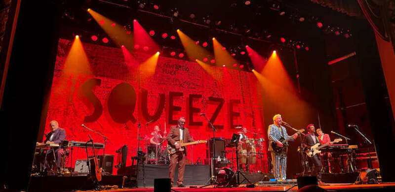 Squeeze onstage at the Florida Theatre, 2021