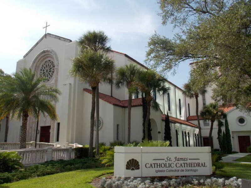 St. James Cathedral in downtown Orlando, Florida.