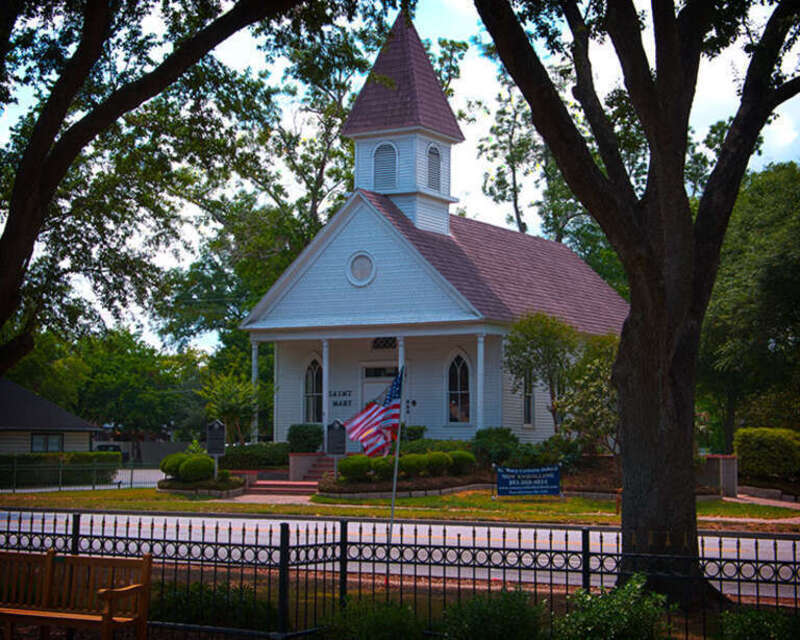 St. Mary's Catholic Church in League City, TX - HDR image generated from three images