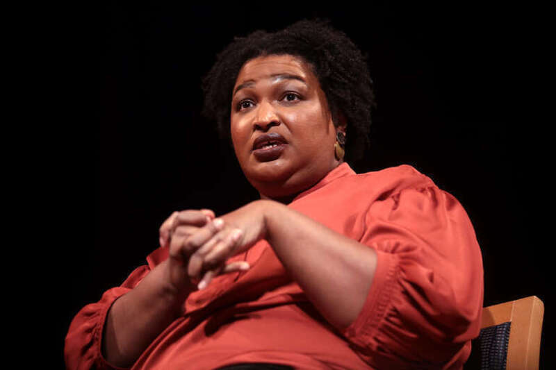 Former Minority Leader of the Georgia House of Representatives Stacey Abrams speaking with attendees at a conversation at the Mesa Arts Center in Mesa, Arizona.

Please attribute to Gage Skidmore if used elsewhere.