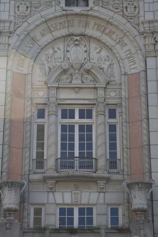 Entrance to the Strand Theatre, located at 630 Crockett in Shreveport, Louisiana, United States.  Built in 1923, it is listed on the National Register of Historic Places.