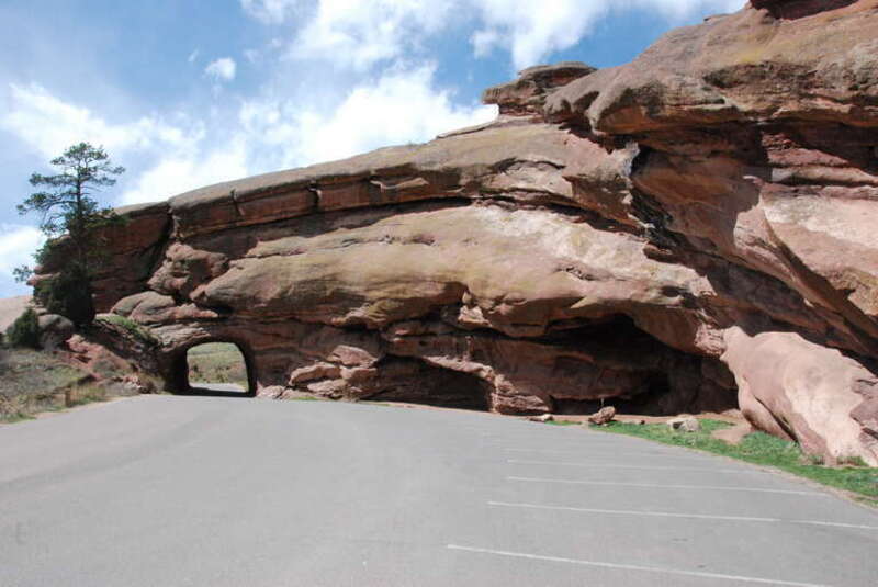 On the road to the Red Rock Amphitheatre