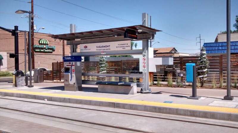 Sugarmont (UTA station) in Salt Lake City, Utah.