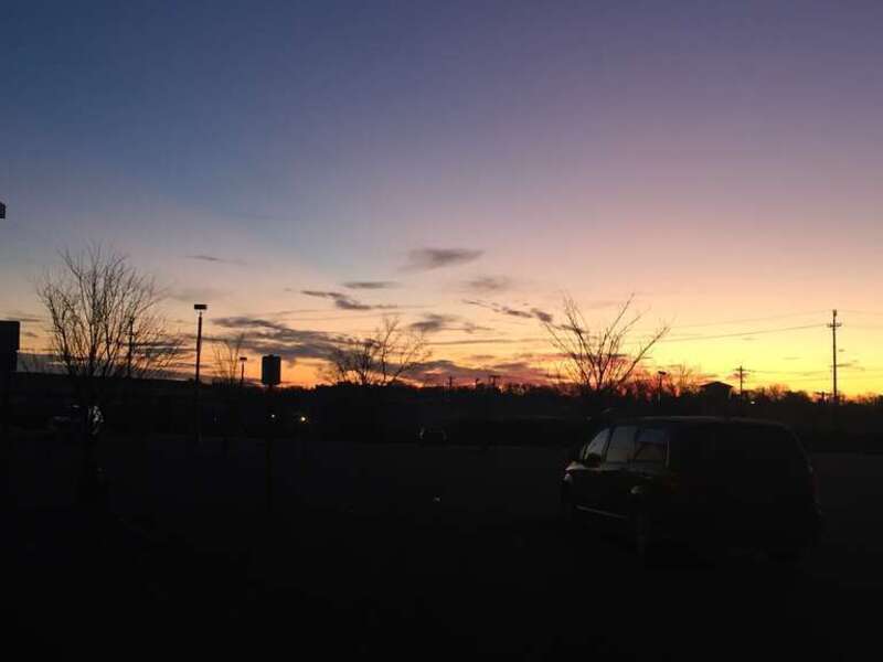 Sunrise over the Allwood section of Clifton, New Jersey, near Brighton Road taken on Jan. 2, 2020, which was the first business day of the decade.