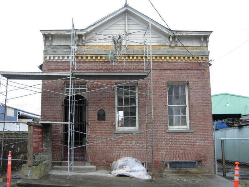 The T.G. Richards and Co. Store, and Washington Territorial Courthouse, the oldest brick building in Washington. Bellingham, Whatcom County, Washington.