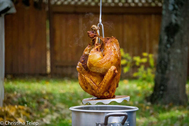 500px provided description: Sony a5100
ISO: 3200
Aperture: f/5.6
Shutter: 1/2000

This was our fried turkey for Thanksgiving this year! It was savory and delicious and steamy. Absolutely delicious! [#turkey ,#fall ,#sony ,#food ,#steam ,#cooking