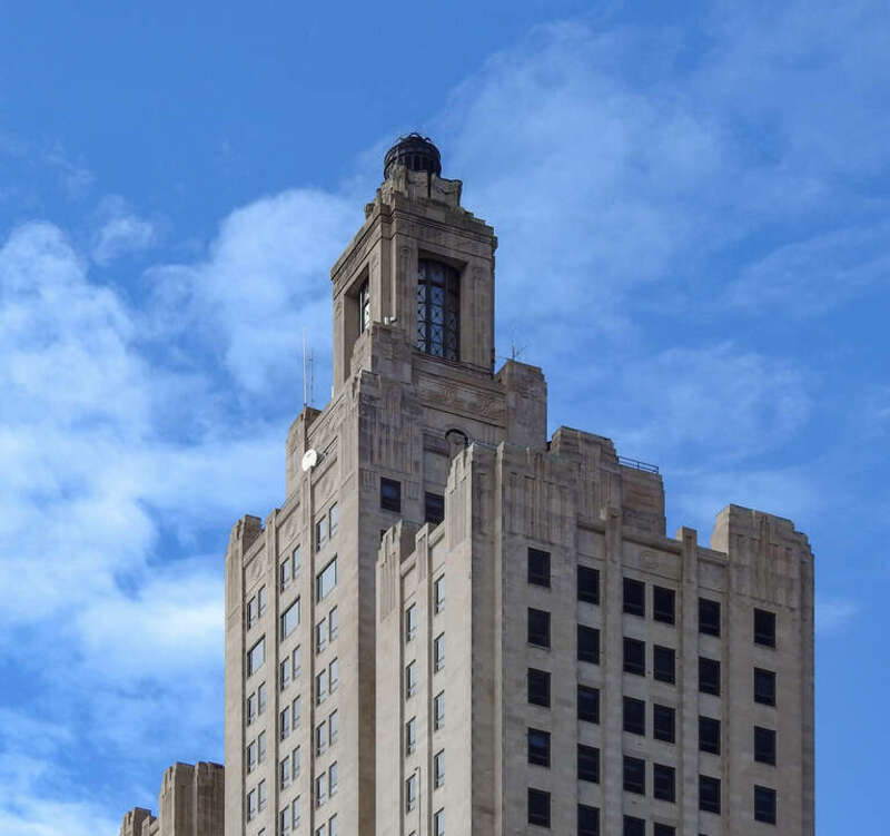 Top of the Industrial National Bank Building, Providence RI