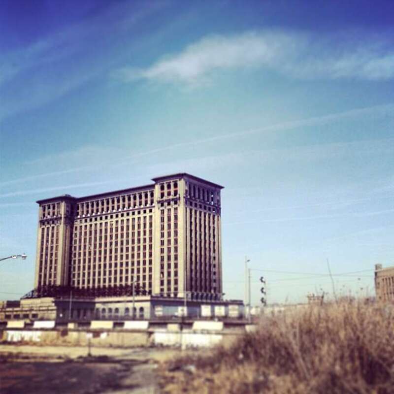 Transportation hub. Fallen