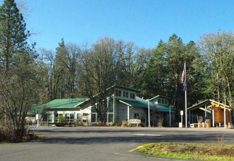 Interpretive center for the Tualatin Hills Nature Park in Beaverton, Oregon, USA, operated by the w:Tualatin Hills Park &amp;amp; Recreation District.