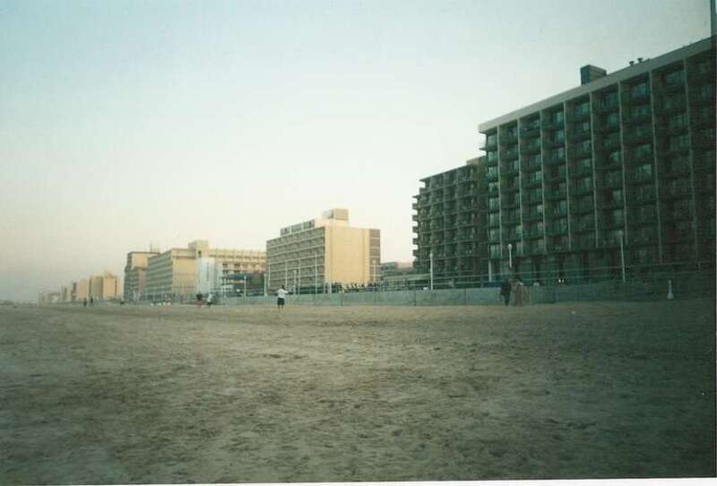 The beach at Virginia Beach, Virginia.