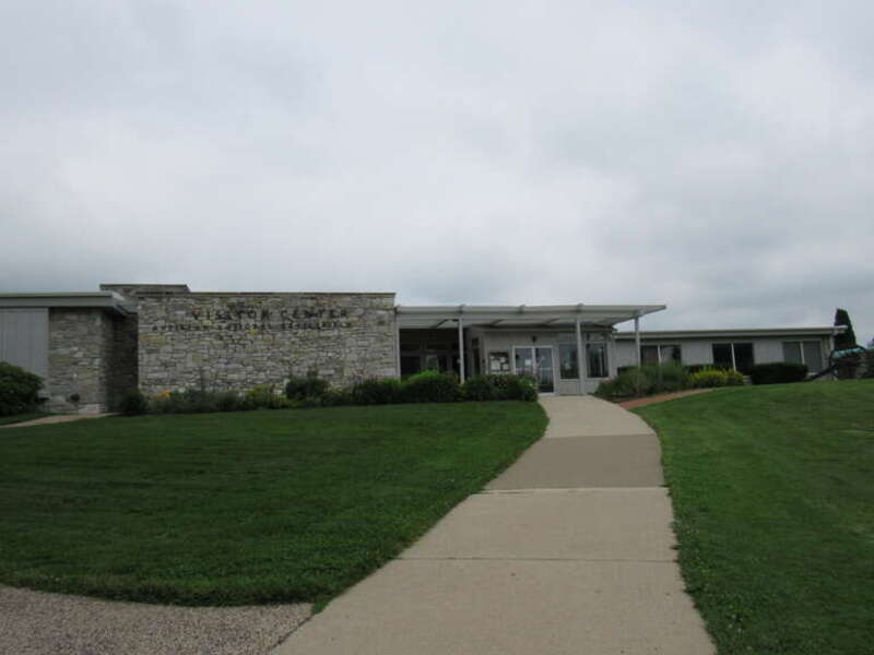 The visitor center at Antietam National Battlefield in Maryland.