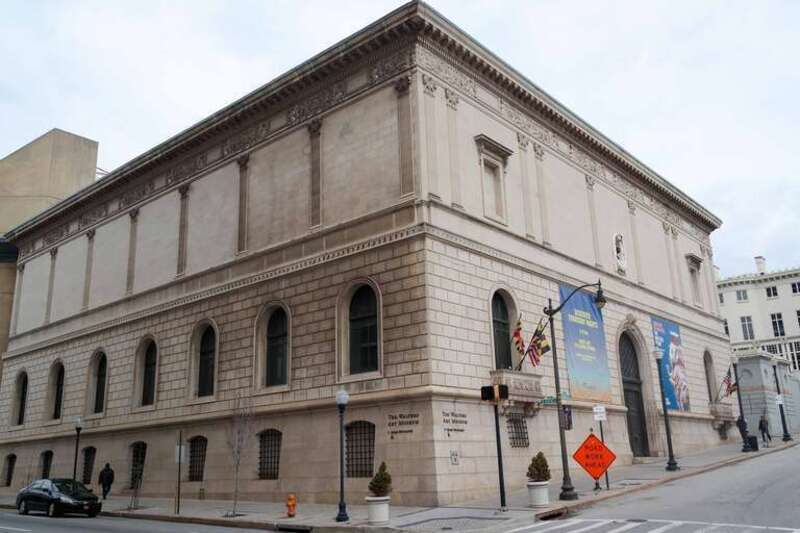 A view of the Walters Art Museum in Baltimore
