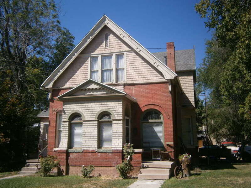 The Charles H. Weeks House, a historic home in the Perkins Addition neighborhood of Salt Lake City, Utah, United States.