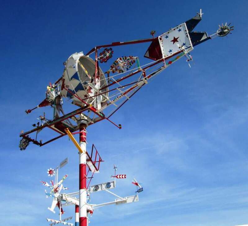 The Vollis Simpson Whirliigig Park on Goldsboro Street S. at Douglas Street S. in Wilson, North Carolina, opened on November 2, 2017 to document, conserve, and display the large whirlgigs from Simpson's property in Lucama, North Carolina. Wilson held